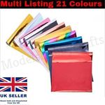 50 x A4 Sheet Toner Laser foil Hot stamping Reactive Embossing Heat 21 Colour