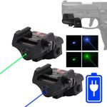 USB Rechargeable Green Blue Laser Sight For Pistol Glock 17 19 Taurus G2C G3 G3C