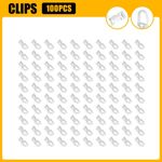50/100X 34MM Curtains Hooks Slider CLIPS For VOLVO MAN IVECO Rear Rail Truck DAF
