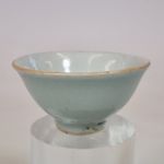 Antique Chinese Miniature Celadon Glazed Porcelain Bowl 6.2cm Diameter