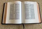 OXFORD WIDE MARGIN Bible KJV Calfskin Printed in Netherlands by Jongbloed 10/01