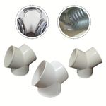 PVC Y Shape Ducting Splitter for Improved Ventilation System Performance