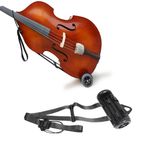 New Double Bass Cart buggie Upright Bass Cart Transport Wheels Buggies Strong