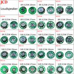 0.25w 0.5w JCD small SPEAKER REPLACMENT 8 16 32 r ohm 20 21 23 27 29 36 39 40 mm