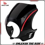 WOLFLINE Windshield & Headlight Cowling Fairing Set for Yamaha XSR900 2022-2026