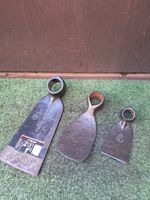 X3 Vintage Garden Hoe Heads Only Old Garden Tools (#075)