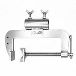Deck Railing Umbrella Holder Stainless Steel Fishing Umbrella Clamp Adjustable