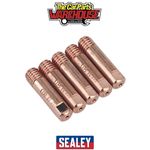 Sealey MIG957 Contact Tip 0.8mm MB15 - Pack of 5