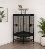 Alaska Corner Parrot Cage Large African Grey Macaw Bird Cage Play Top Stand
