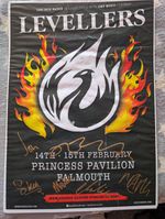 The Levellers - Signed Concert Poster, Falmouth 2020