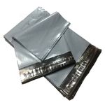 1000 MIXED MAILING BAGS GREY PARCEL PACKAGING 6.5"x9" 9"x12" 10"x14" 12"x16"