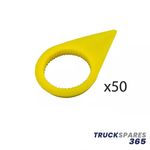 CHECKPOINT WHEEL NUT INDICATOR - 32MM YELLOW POINTERS x 50