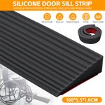 Mobility Ramp Anti-Slip Threshold Ramp for Wheelchair Scooter Doorway Threshold