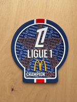 2024 Ligue 1 Conforama Champion Paris St. Germain PSG Silicon Patch Badge