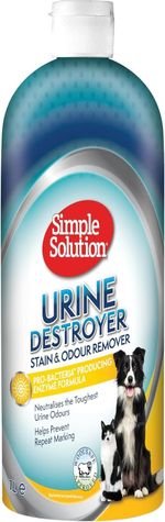 Simple Solution Urine Destroyer Enzymatic Cleaner Pet Stain and Odour Remover