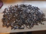 antique keys joblot in victorian box