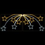 Shooting Star Rope Light Outdoor Christmas Decoration Large LED Xmas Silhouette