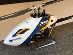 OMPHOBBY M2 200 Size Electric Flybarless 3D Aerobatic 6CH Heli White/Blue/Yellow