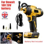 150PSI Cordless Air Compressor Car Tyre Inflator Pump for Dewalt 18V 20V Battery