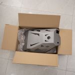 1x Aluminum Engine Guard Skid Plate Silver For Ducati DesertX 2022 2023 Desert X