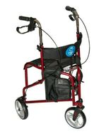 Ultralight Frame Tri-Walker 3 Wheels Walking Rollator Zimmer Walker With Seat