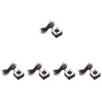 5Pcs 2-Phase Stepper Motor Replacement for Printer Silver Color