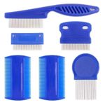 Pet Flea Lice Comb Stainless Steel Dog Cat Grooming Double Sided Fine Teeth UK