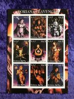 Nude sexy lady girls erotic art 2002 imperforated MNH stamp sheetlet (NL398)