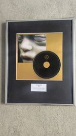 Rammstein Mutter Signed Framed Gold Disc CD Presentation Award Till Paul Flake
