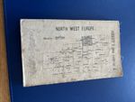 WWI. GENUINE ORDNANCE SURVEY  MAP OF  NW EUROPE. 1915 W.C.M