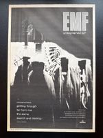 EMF - UNEXPLAINED EP | 15X11" 1992 PRESS ADVERT/POSTER