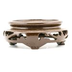 Chinese Carved Wood Stand Display Scroll Base for Vase Qing Period Late 20C