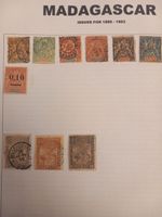 Madagascar French Colony Navigation & Commerce Stamps 1889-1903 Used Lot
