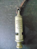 Antique 1907 Dated, Military Broad Arrow Whistle J Hudson 13 Barr St