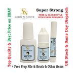 EXTRA STRONG NAIL GLUE WITH BRUSH 💅2g 3g 10g💅 ACRYLIC NAILS💅 FAKE NAIL GLUE💅