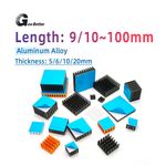 Aluminium Heatsink Anodized Heat Sink Radiator Cooler With Adhesiv Various Size