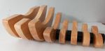 The Original Flexi Bak Wooden Lower Back Massager Pain Sciatica Relief 