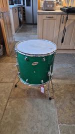 Ludwig 18 " Floor Tom Green Sparkle Accent Series