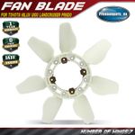 Radiator Fan Blade for Toyota Hilux Vigo LandCruiser Prado 2.5 3.0 163610L020