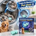 24 Pack Prime Drum Washing Machine Cleaner Pro,Deep Clean Drum & Remove Descaler