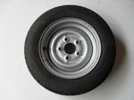 TRAILER WHEEL AND TYRE 155-70-R12--5 STUD 112 PCD 30mm OFFSET 