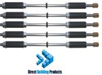 100 x REMEDIAL WALL TIES 200MM MECHANICAL NEOPRENE/STAINLESS STEEL 