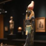 Egyptian Antiquities Unique Authentic Pharaonic Statue Of Egyptian God Horus BC