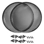 2pcs 15" Speaker Waffle Grill Metal Mesh Audio Subwoofer Guard Protector