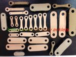 Anklets ,falcon/hawk/owl/eagle, Black - Veg Tan Precision cut