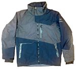 Rossignol Ski Jacket Mens Size M Black Grey Thinsulate Insulated Technical Retro