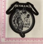 Metallica And Justice For All Mono Woven Sew Or Iron On Patch Official