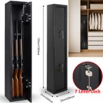 3 Gun Cabinet Steel Shotgun Cabinet Rifle Safe Lockable S7558/92 Police Approved