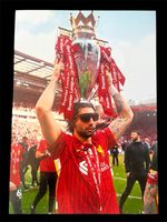 Dominik Szoboszlai Liverpool Champions Hand Signed A3 Photo With COA