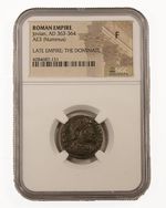 NGC ( F ) Roman AE3 of Jovian (AD 363 -364) FINE NGC Ancients Certified